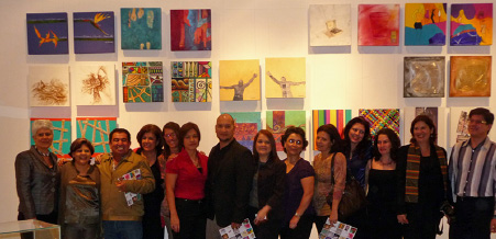 Cruce de Vías, ACAV, Museo Nacional, foto grupal artistas