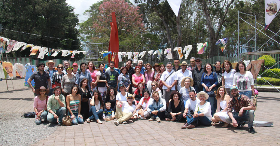 Proyecto En-Tendidos foto grupal artistas