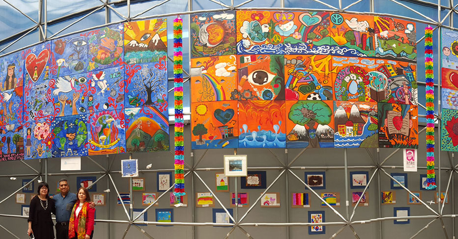 Mural V Foro Internacional de la UNESCO