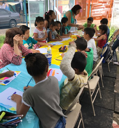 Taller de Arte con niños del SIFAIS