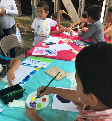 Taller de Arte con niños del SIFAIS